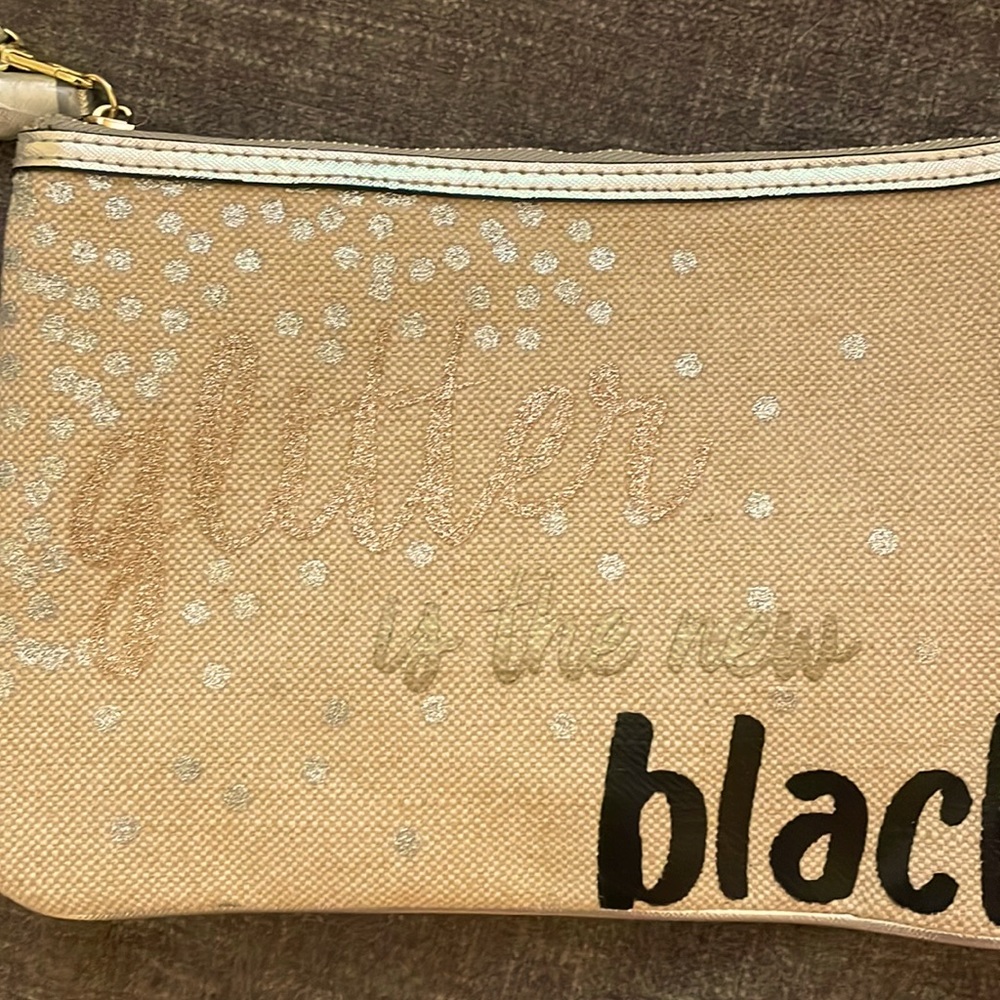 Kate Landry purse- “Glitter is the new black”